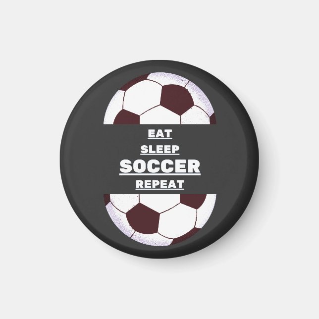 Imán Coma, duerme, fútbol, repite (Frente)