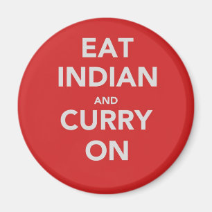 Imán Coma indio y sigue el curry