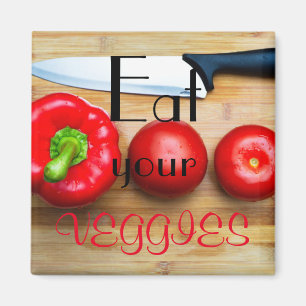Imán Coma sus veggies