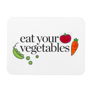 Imán Coma sus verduras