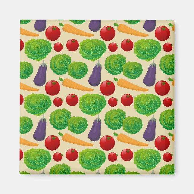 Imán Coma tus vegetales (Frente)