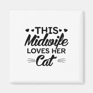 Imán Comadrona   Mascota Gatos Gatitos Doula Ideas de r