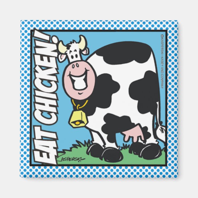 Imán ¡Coman Pollo! (Frente)