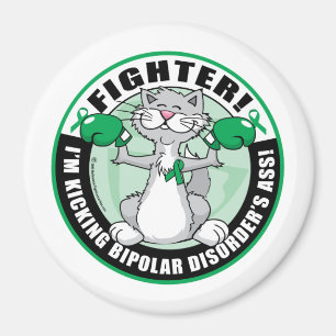 Imán Combatiente del gato del desorden bipolar