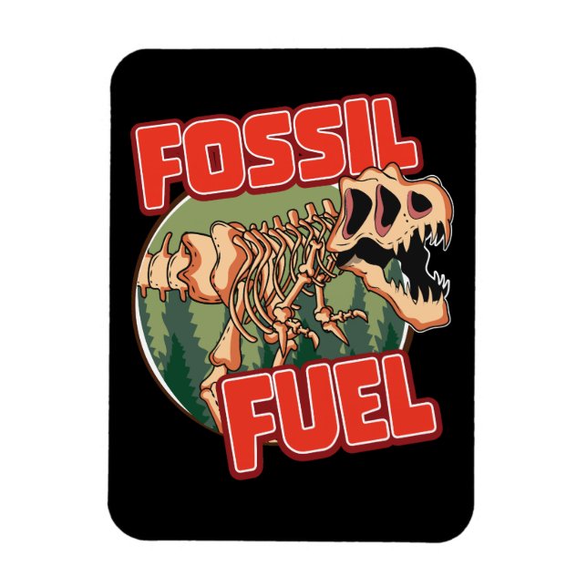 Imán Combustible fósil de dinosaurio (Vertical)
