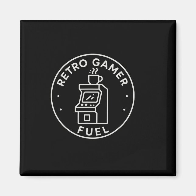 Imán Combustible para Jugadores Retro de Arcade para Pa (Frente)