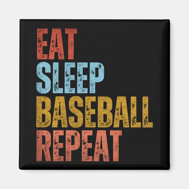 IMÁN COME BASEBALL DORMIR REPETIR (Frente)