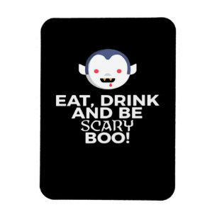 Imán Come Bebe Boo Espeluznante Diseño De Halloween Cre