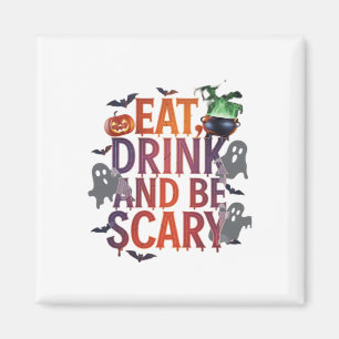 Imán Come Bebida Y Da Miedo A La Fiesta De Halloween Sp
