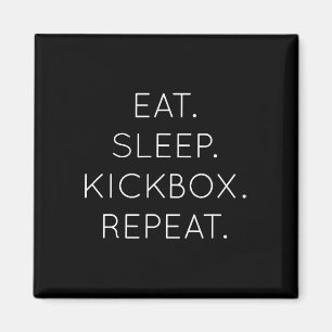 Imán Come Dormir Kickbox Repetir - Divertido Boxeador d