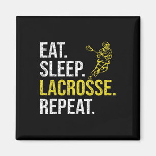 Imán Come Dormir Lacrosse Repetir Regalos Equipo Deport