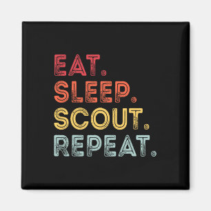 Imán Come Dormir Scout Repetir Retro Vintage Scout Para