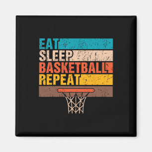 Imán Come. Duerme. Pelota de baloncesto. Repite. Jóvene