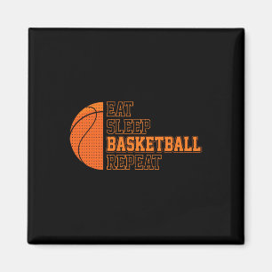 Imán Come. Duerme. Pelota de baloncesto. Repite. Jugado