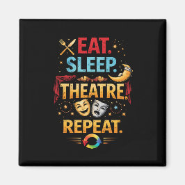 Imán Come, Duerme, Teatro, Repite