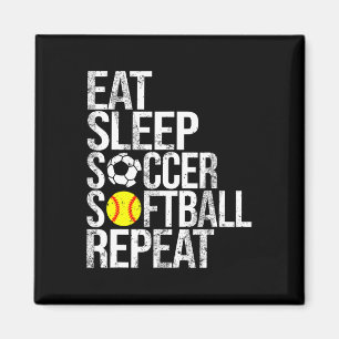 Imán Come Fútbol Duerme Repite Divertido Ll