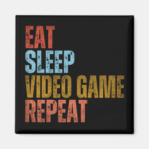 IMÁN COME JUEGA VIDEOJUEGOS DUERME REPITE