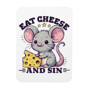 Imán Come Queso Y Peca