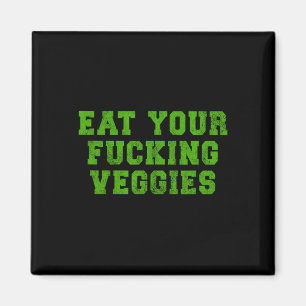 Imán Come Verduras Ing Vegetariano Humor Culturismo
