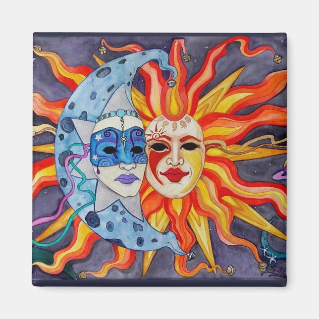 Imán Comedia celeste y tragedia (Frente)