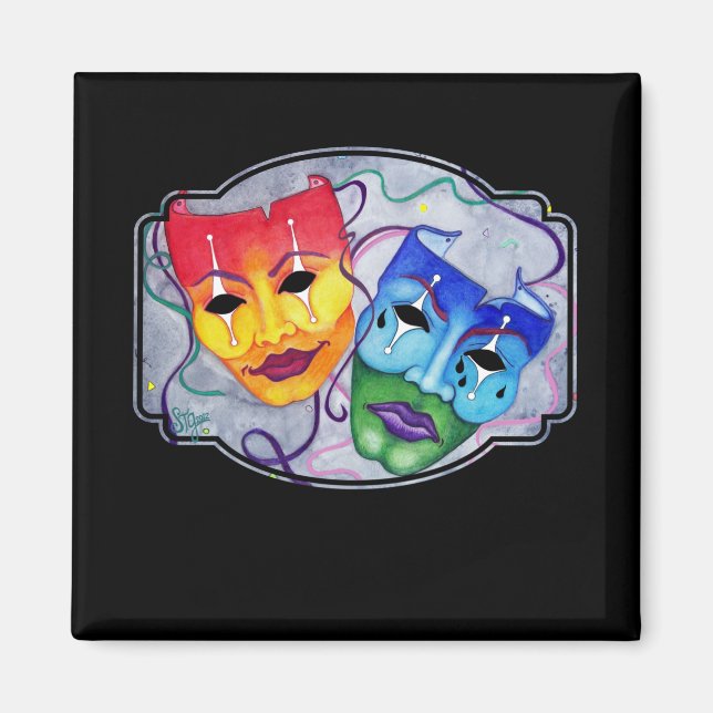 Imán Comedia y tragedia (Frente)