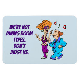 Imán Comedor divertido con puertas de cabaña de crucero