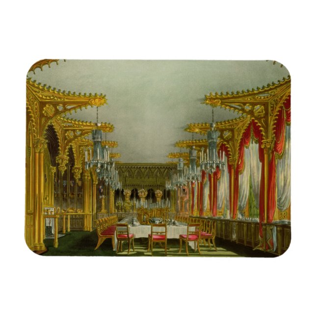 Imán Comedor gótico en Carlton House desde Pyne' (Horizontal)