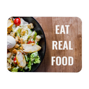 Imán Comer comida real Inspiradora