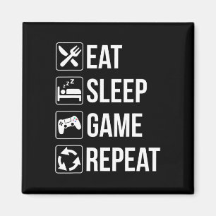 Imán Comer Divertido Juego De Sueño Repetir Para Los Am