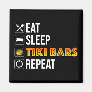 Imán Comer. Dormir. Bares Tiki. Repetir