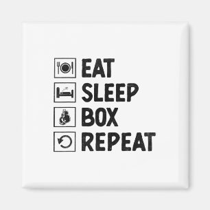 Imán Comer Dormir Caja Repetir Boxeador Deportes Fuerza