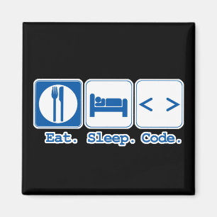 Imán comer dormir código (html)