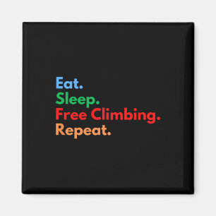 Imán Comer Dormir Escalada Libre Repetir Escaladores Li