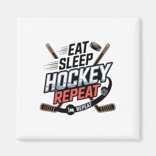 Imán Comer Dormir Hockey Repetir (2)