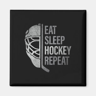 Imán Comer Dormir Hockey Repetir Divertidos Jugadores d