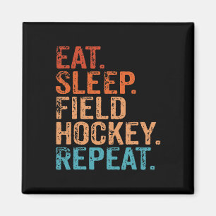 Imán Comer Dormir Hockey sobre Césped Repetir Divertido