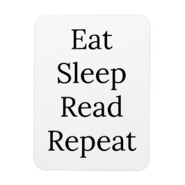 Imán Comer, dormir, leer, repetir