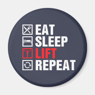 Imán Comer Dormir Levantar Repetir
