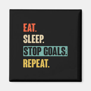 Imán Comer Dormir Parar Metas Repetir Portero Fútbol Ho