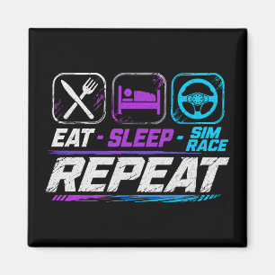 Imán Comer dormir sim carrera repetir para fans de sim