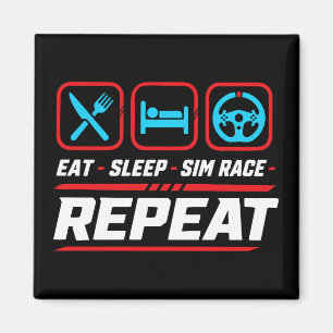 Imán Comer dormir sim carrera repetir para fans de sim