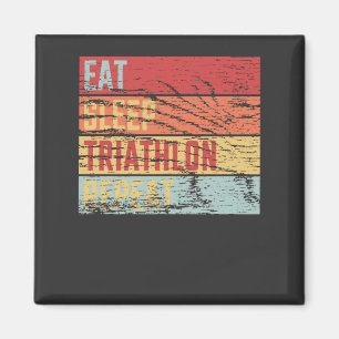 Imán Comer Dormir Triatlón Repetir