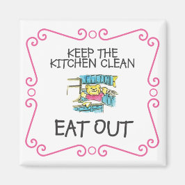 Imán Comer fuera Teddy Bear Magnet