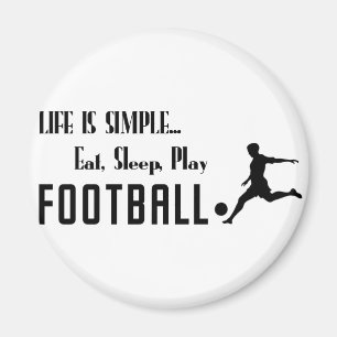 Imán comer fútbol juego de dormir