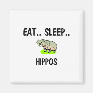 Imán Comer HIPPOS para dormir