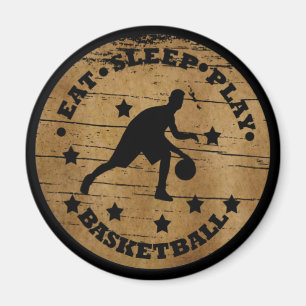 Imán comer jugar al baloncesto