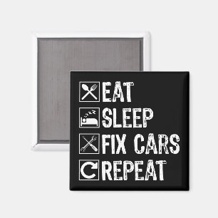 Imán Comer los coches de reparación de sueño repetir un