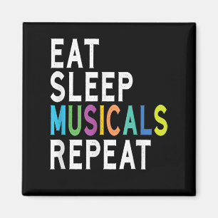 Imán Comer musicales de sueño repetidos, regalos que ac