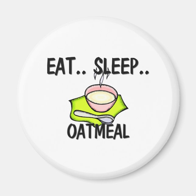 Imán COMER OATMEAL DE Sleep (Frente)