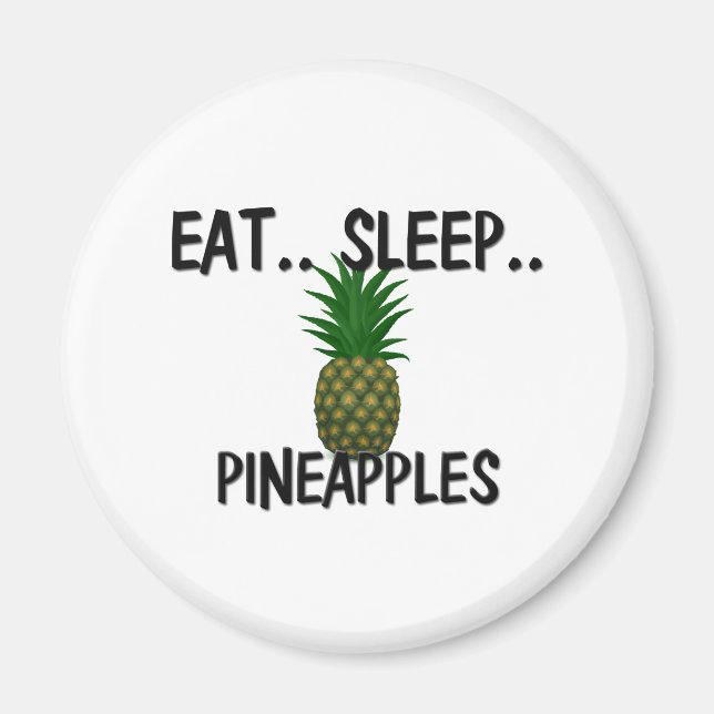 Imán COMER PINEAPPLES DE Sleep (Frente)